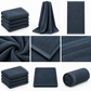 Luxury Malaysia Black King Size Cotton Bath Towel – Ultra Fluffy 30x60 Inches