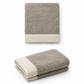 Premium Hotel Quality Beige Triple Cotton Bath Towel – Extra Large 30x60 Inches