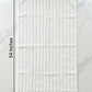 Export Quality Ultra Soft Ribbed White Bath Towel (27x54 Inches)