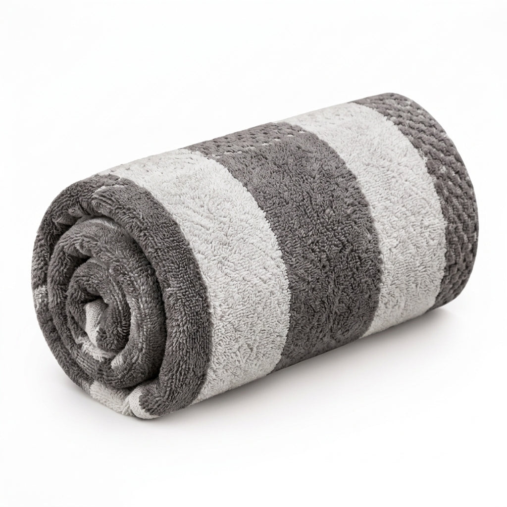Super Soft Velvet Bath Towel – King Size 30 × 60 Inches
