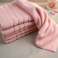 Premium Soft Pink Ribbed Face Towel (20" x 30")