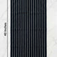 Premium Black & White Pinstripe Hand Towels (20" x 40")