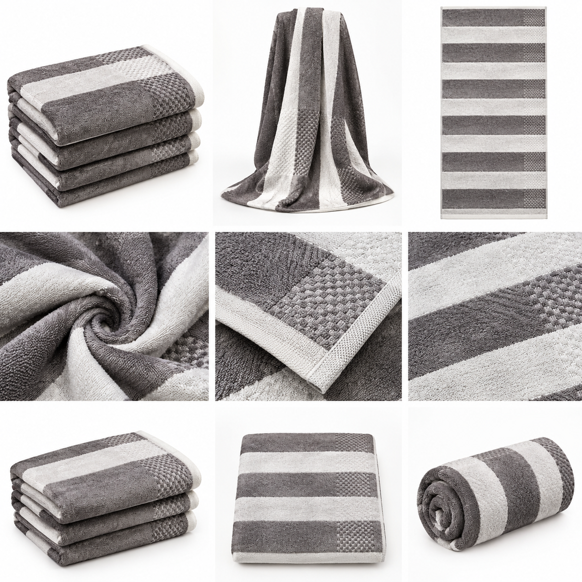 Super Soft Velvet Bath Towel – King Size 30 × 60 Inches