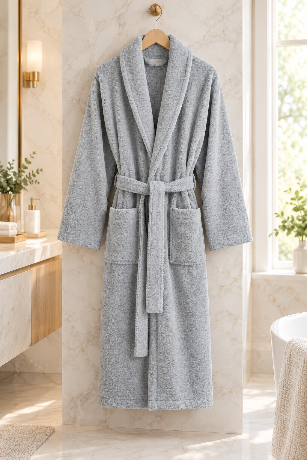 Luxury Soft & Plush Bathrobe – Premium Comfort for Everyday Relaxation