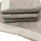 Premium Hotel Quality Beige Triple Cotton Bath Towel – Extra Large 30x60 Inches