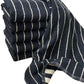 Premium Black & White Pinstripe Hand Towels (20" x 40")