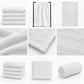 Classic Luxury Pure White Hand Towel (20" x 40")